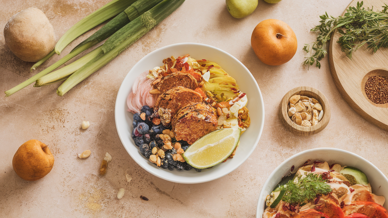 Alimentație sănătoasă pentru digestie - fructe și legume proaspete